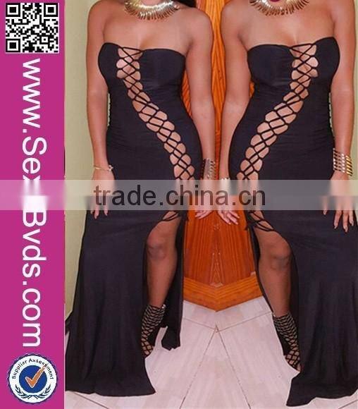 latex wholesale sleeveless dress for women cotton bandage dress hollow out bodycon 2016 fashion dress