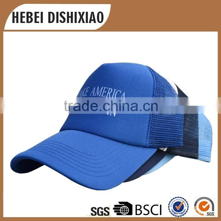 sports mesh baseball caps Printed mesh caps 5 panel mesh cap