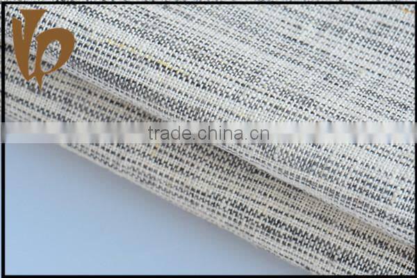 New products viscose linen black white stripe fabric black and white striped dress fabric