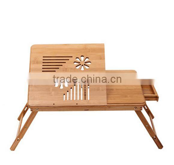 Bamboo folded laptop bedtable