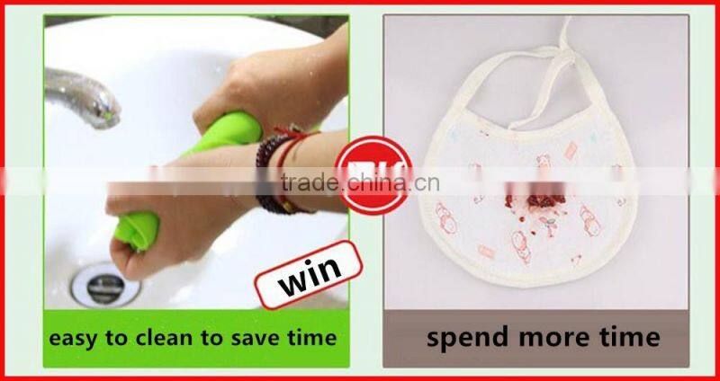 Silicone material and bib type hairdressers apron