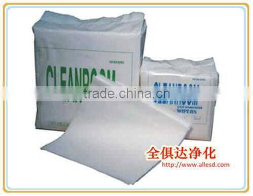 100%polyester cleanroom wipes 9"*9"
