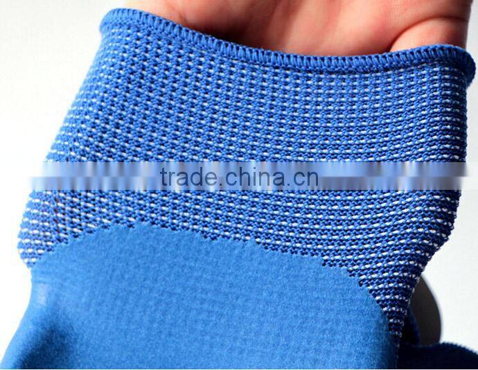 flexible natural latex labour safety gloves