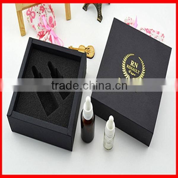 High End Black Custom Bottle Packaging Box for Perfume/ Nutrition