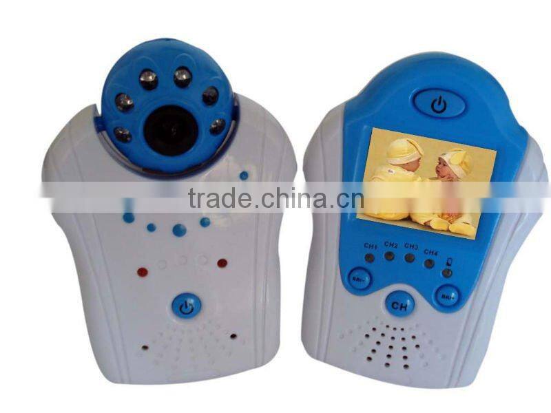 2.4G wireless Baby Monitor with 4 channels