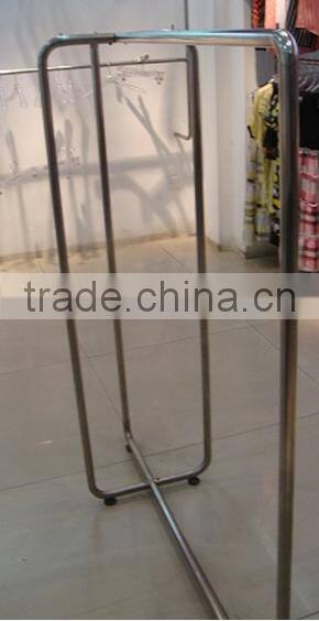 stainless steel display cloth sale display stand for shop