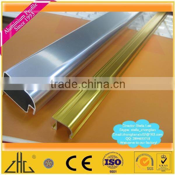 Wow!! triangular pipe aluminium prices/ aluminium awning track/ z-shaped aluminum profile/ polish aluminium titanium alloy price