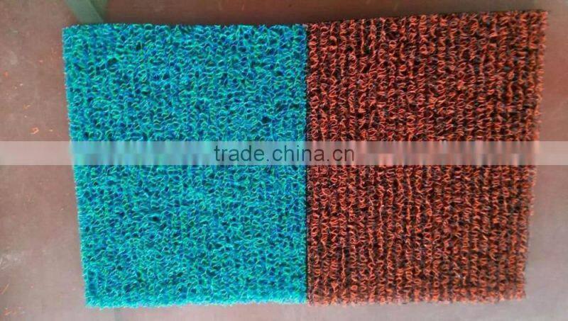 Top sale pvc coil mat double color