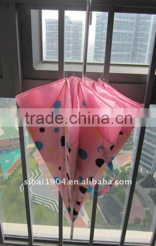 Beautiful full printing double canopy umbrella