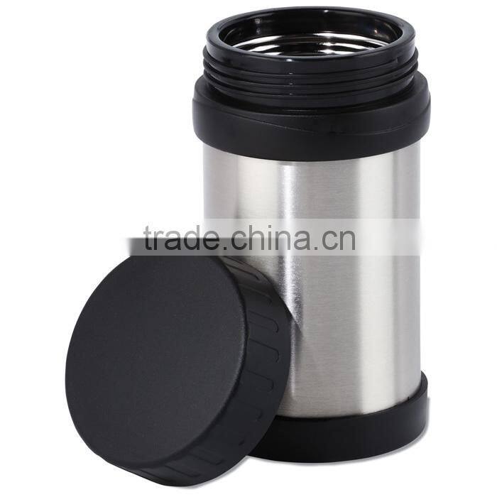 Stainless steel thermal insulated food container,insulated containers for food transportation