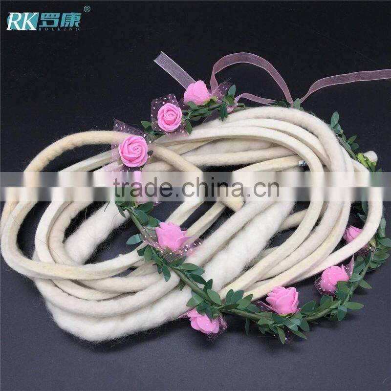 with SGS approved 100% merino suitable for hand made wool felt rope