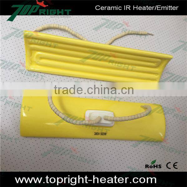 Industrial Ceramic Infrared Heater With Thermocouple