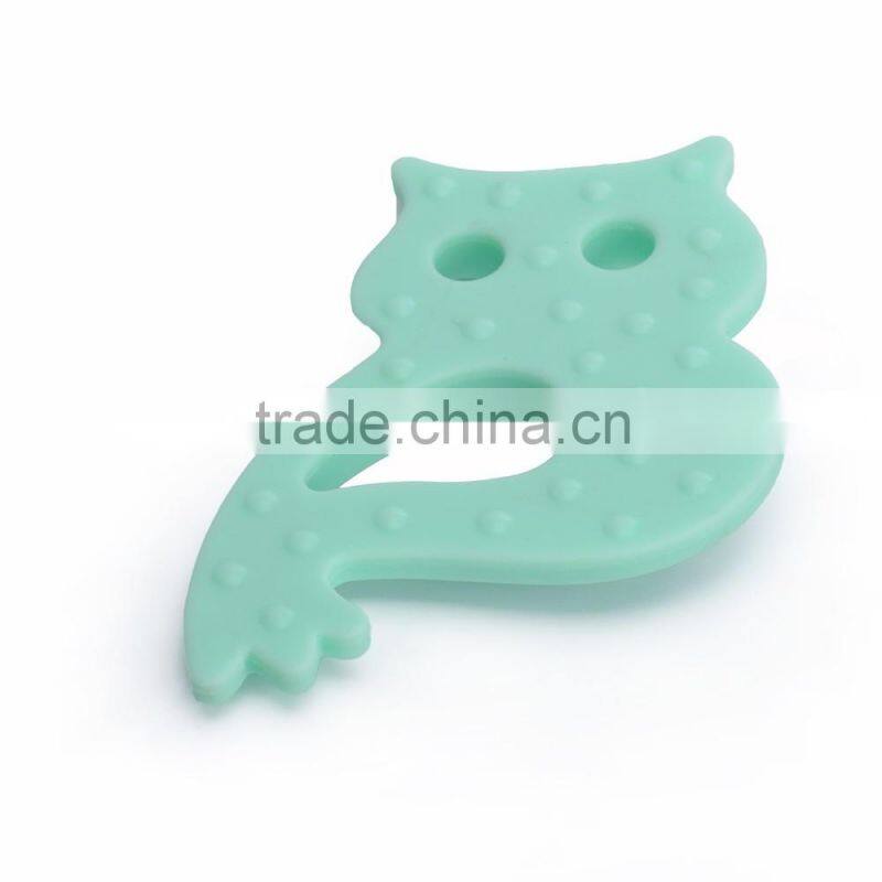 Funny Shape BPA Free Silicone Pendant, Baby Teething Pendant, Silicone Baby Teething Pendant Necklace