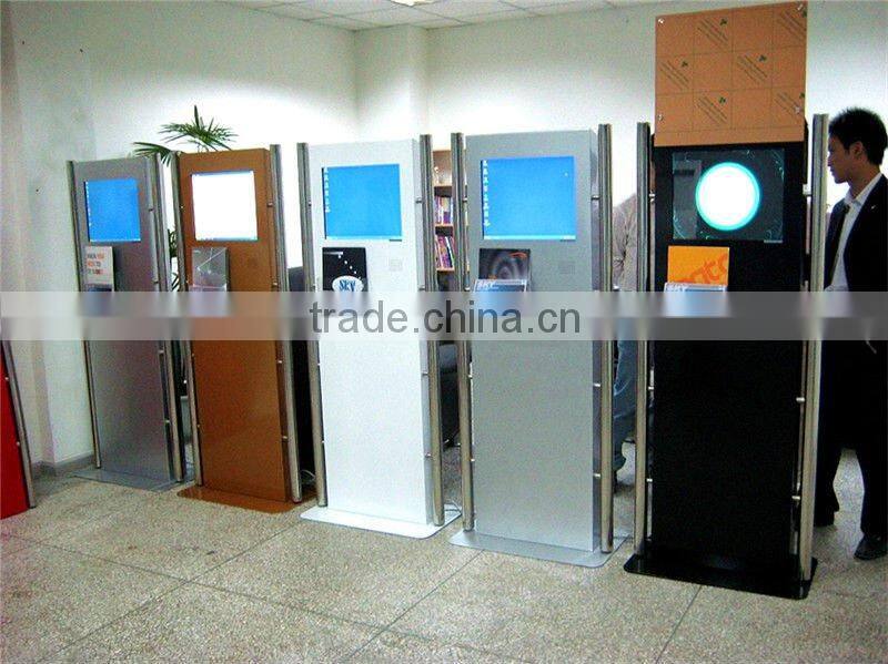 retail POP stand 22 inch LED video display with brochure holder