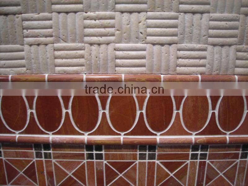 2014 New 3D Beige jade mosaic tile for wall decorations
