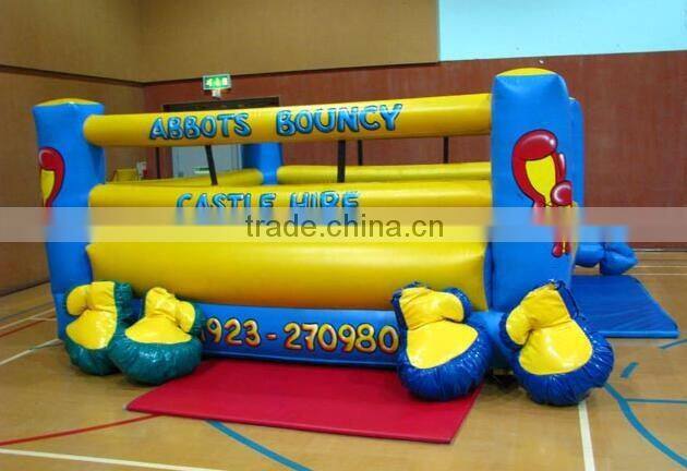 4 sides enclosed cheap inflatable wrestling ring for sale