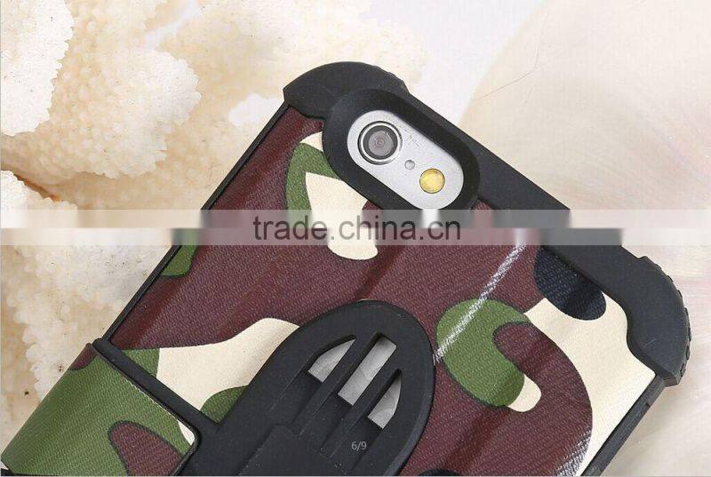 Professional waterproof flip leather cover case for iphone 6 plus from China supplier