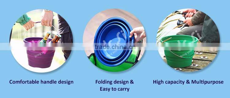 Kitchenware Fashion Design Durable Silicone Mop pail for Cleaning