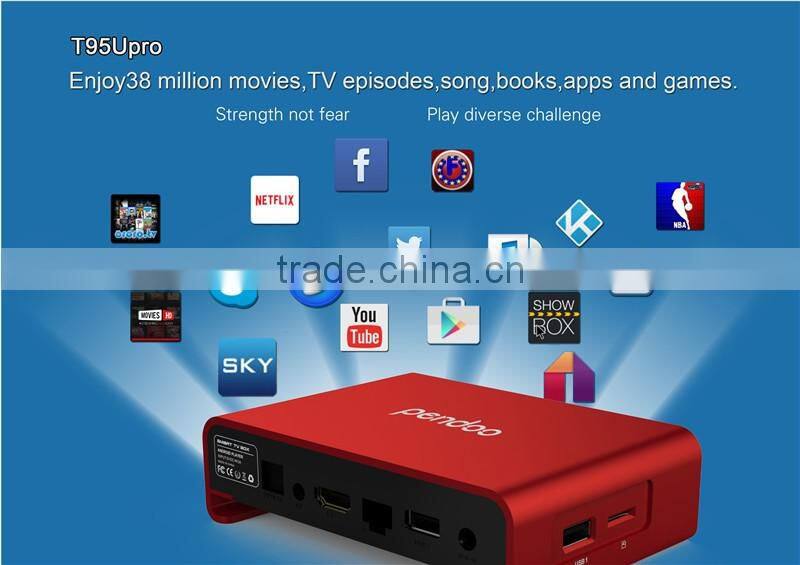 Amlogic S912 Octa Core Google Android 6.0 TV Box 2G RAM 16GB ROM Android 6.0 TV Box Pendoo T95U PRO