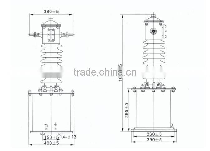 LJW(D)1-35 OUTDOOR AND INDOOR TYPE CURRENT TRANSFORMER FROM YUEQING
