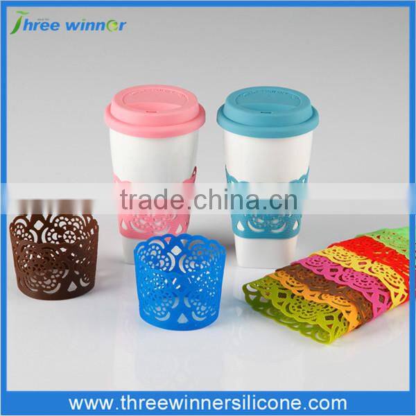 silicone rubber cup holder cover wholesale silicone cup holder