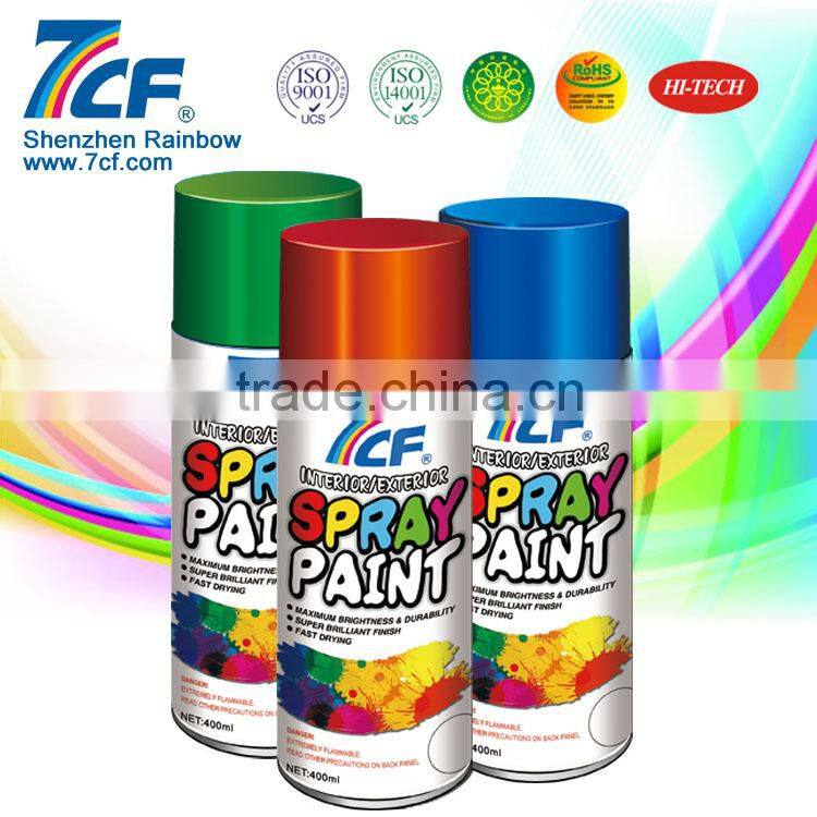 Multi- color High Quality Shenzhen Rainbow Fine Chemical Brand 7cf Acrylic Spray Paint