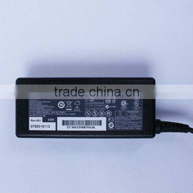 New 65W For HP 18.5V 3.5A 3 outlet laptop Adapter 463958-001 DV5 DV6 DV7