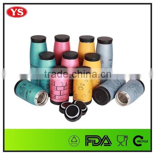 250ml hot and cold customized stainless steel vaccum mug