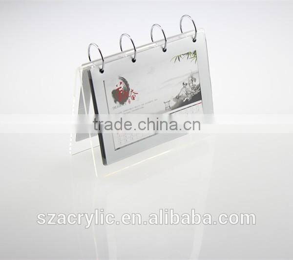 Plexiglass Desk Calendar Year Calendar