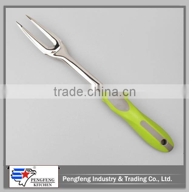 Wholesale kitchen utensils bbq fork with pp handle