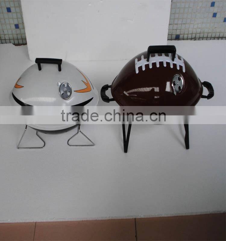 Moder European type bbq grill with football helmet design