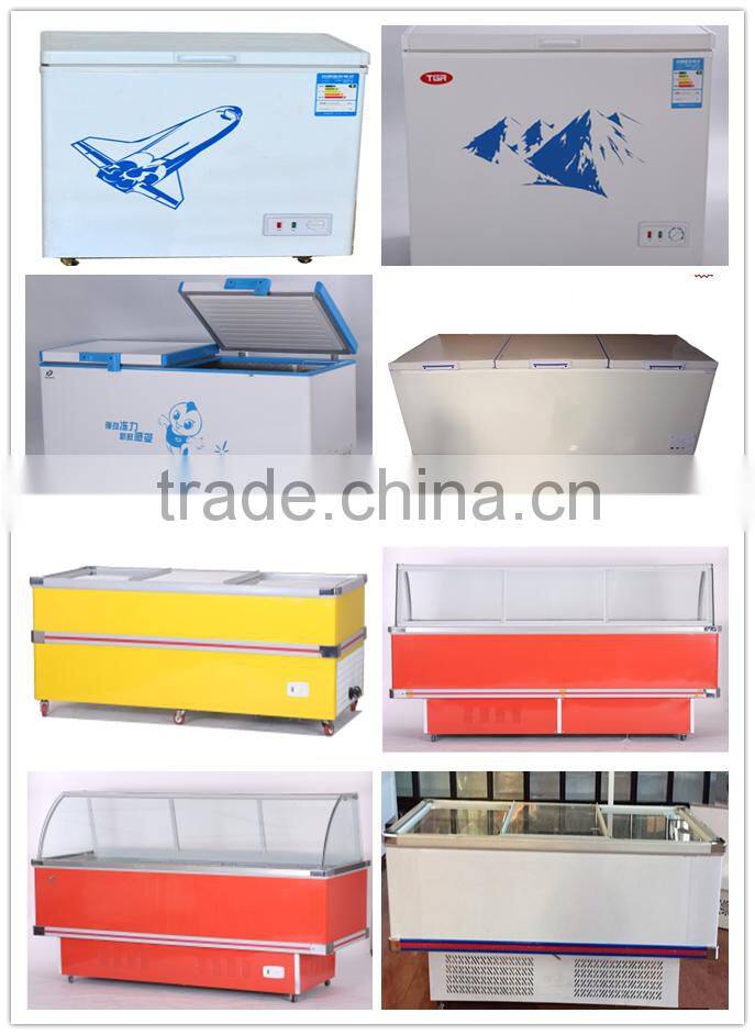 1.8m Top open island chest freezer seafood freezer