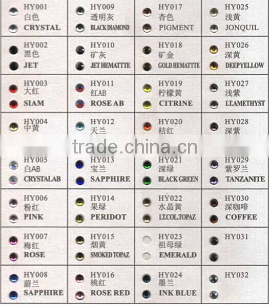 New arrival Opal flat back rhinestones for dress
