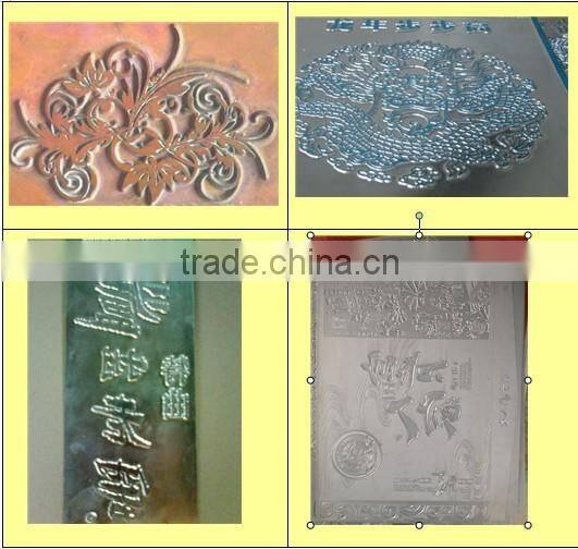 Hot stamping dies etching machine for plastic