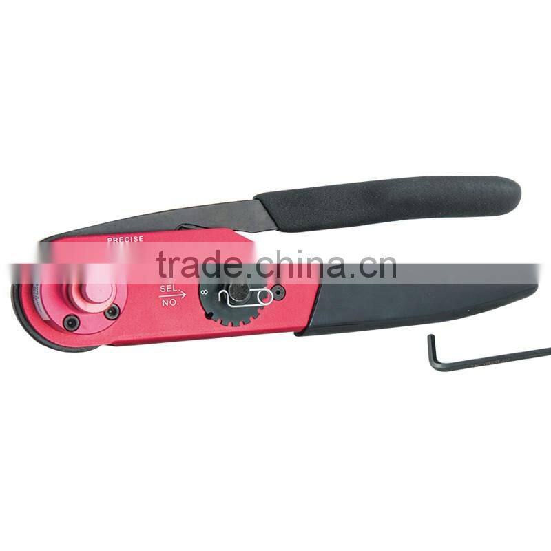 YJQ-M309 Mid-Current Range Adjustable Indent Crimp Tools 8-18AWG used in electronic connectors for FCT FMP002P-, 002P-A, ETC.