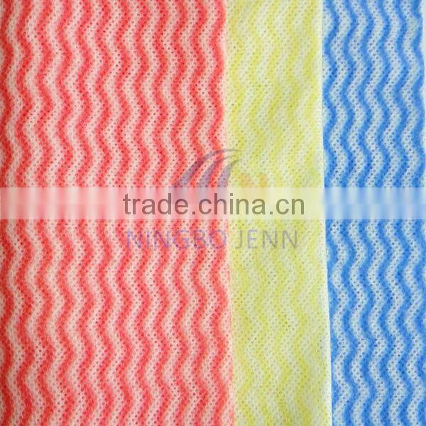 Disposable spunlace nonwoven heavy duty wipes