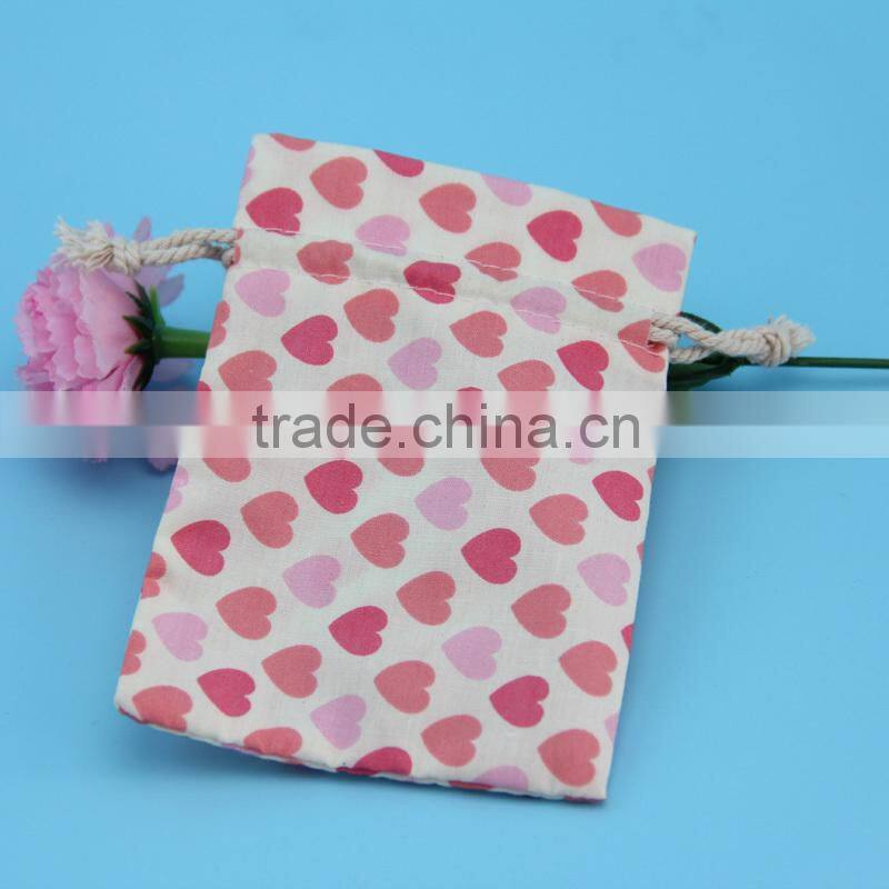 Decorative Custom Drawstring Jewelry Bag