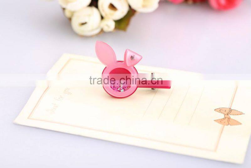Candy color sweety rabbit hair duck clip fashion style hair Accessories