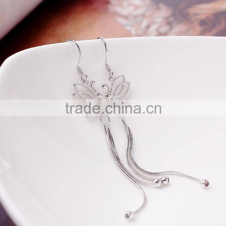 2015 new trend tassel earrings ! 18k gold hoop earrings !