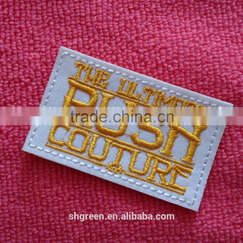 Cheap price baby shirt embroidery badge emblem