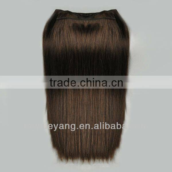 Silky Straight Clip in hair extensions for African American