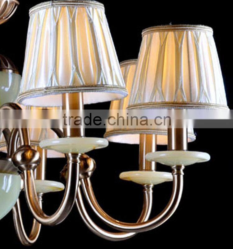 Hot sale Iron glass Pendant Chandelier with 8 bulb