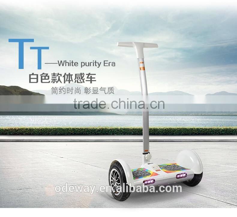ODEWAY 10 inch TT mini electric self balance scooter with Handle Bar
