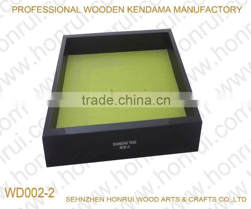 colorful wooden display for necklace