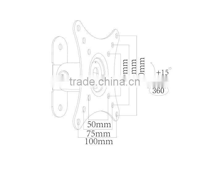 Stainless steel tv mount for 10"-27", Economical lcd tv wall mount