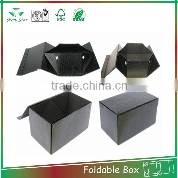brown paper box,magnet cardboard foldable paper box
