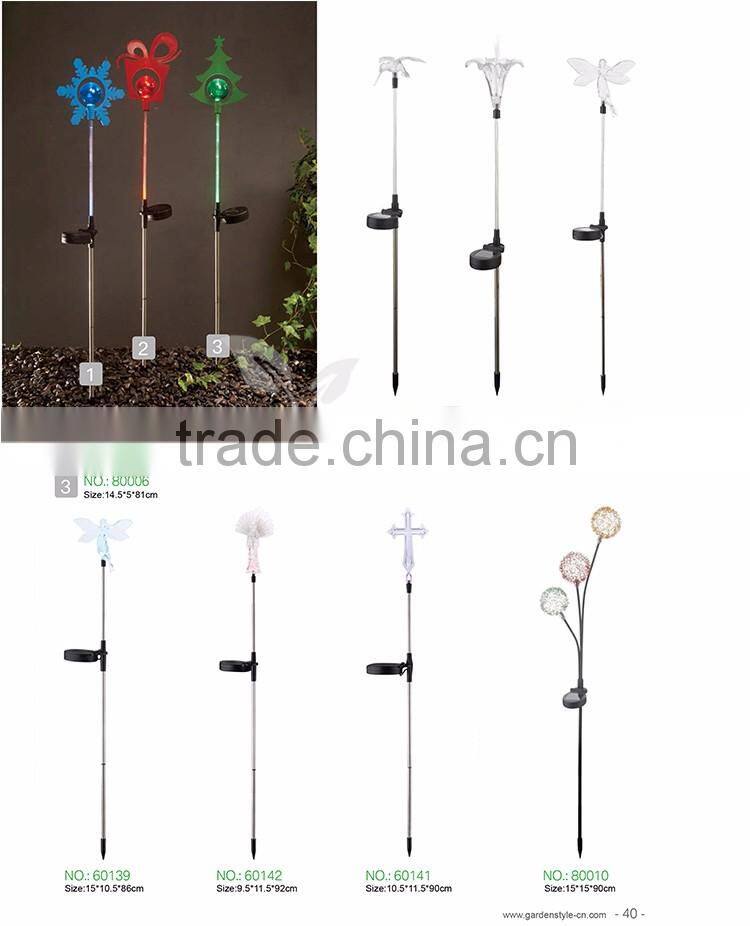 rgb led light Mosaic Glass Ball Lamp, Garden Stake Yard led decorative light, Multi-color Color Changing decoration light