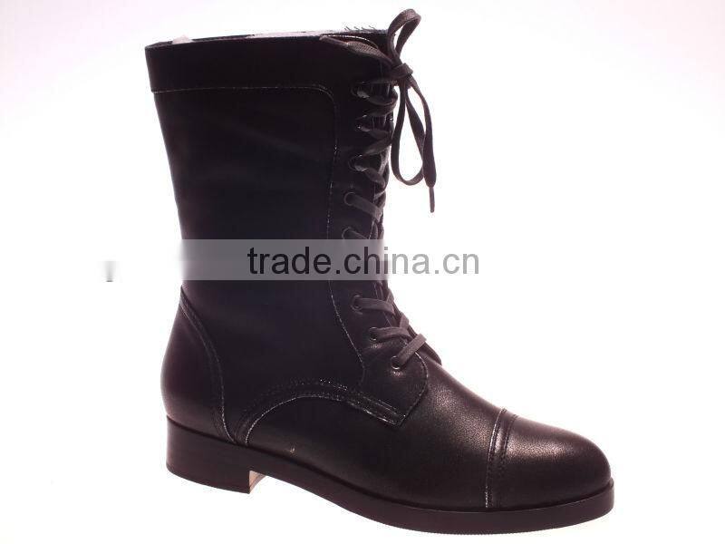 Trendy rubber boots for women with lace in guangzhou