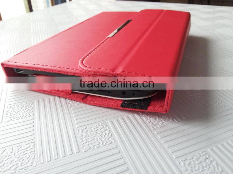 7inch RED Best quality Direct insertion Bluetooth keyboard cases tablet case