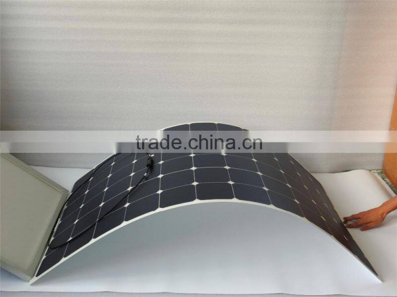 Sunpower 250w semi flexible solar panels high efficiency 23%